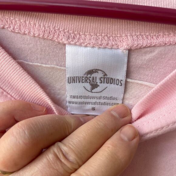 Universal Studios oversized size S spirit style jersey sequined spell out. - Picture 3 of 6